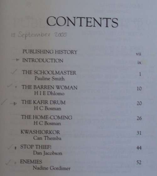 Encounters: An Anthology of South African Short Stories David Medalie