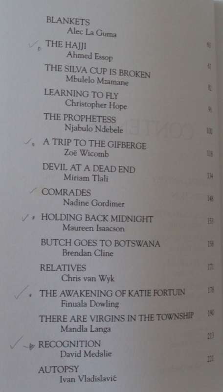 Encounters: An Anthology of South African Short Stories David Medalie