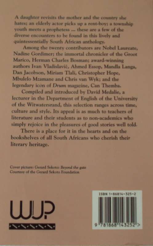 Encounters: An Anthology of South African Short Stories David Medalie