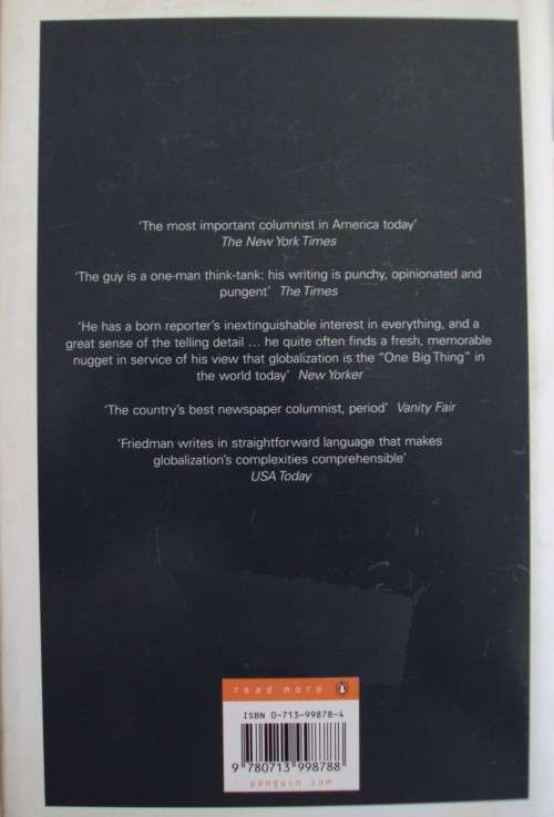The World Is Flat: A Brief History of the Twenty-first Century  Thomas Friedman