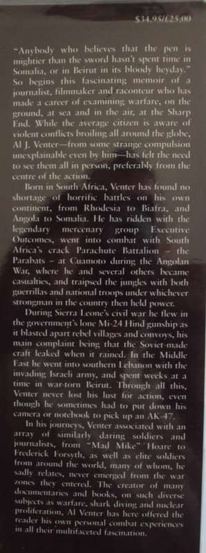 Barrel Of A Gun: A War Correspondent`s Misspent Moments In Combat Al J Venter Publisher
