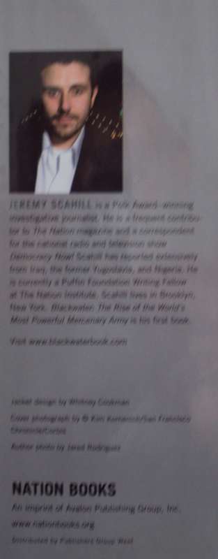 Blackwater The Rise of the Worlds Most Powerful Mercenary Army  Jeremy Scahill