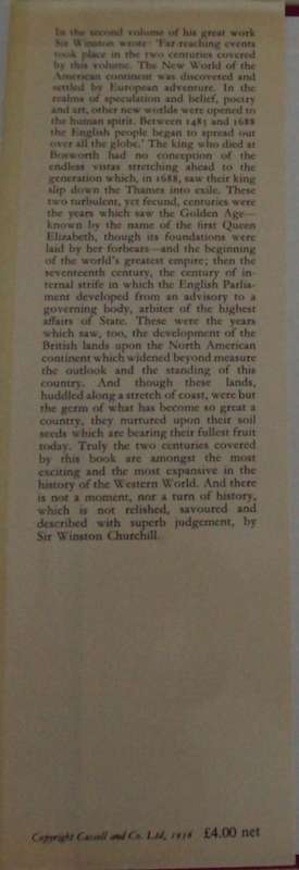 A History of the English-Speaking Peoples Volumes 1 - 4  Winston S Churchill
