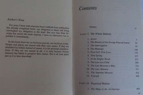 The Gulag Archipelago: An Experiment in Literary Investigation Volumes 1 -3 Alexander Solszhenitsyn