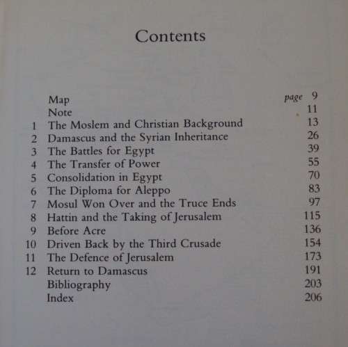 Saladin In His Time P H Newby
