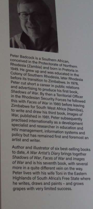 A War Artists Diary  Peter Badcock - Signed copy