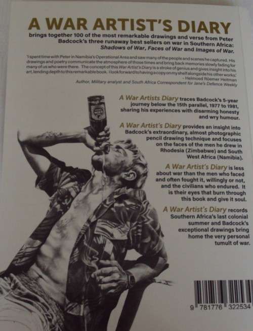 A War Artists Diary  Peter Badcock - Signed copy
