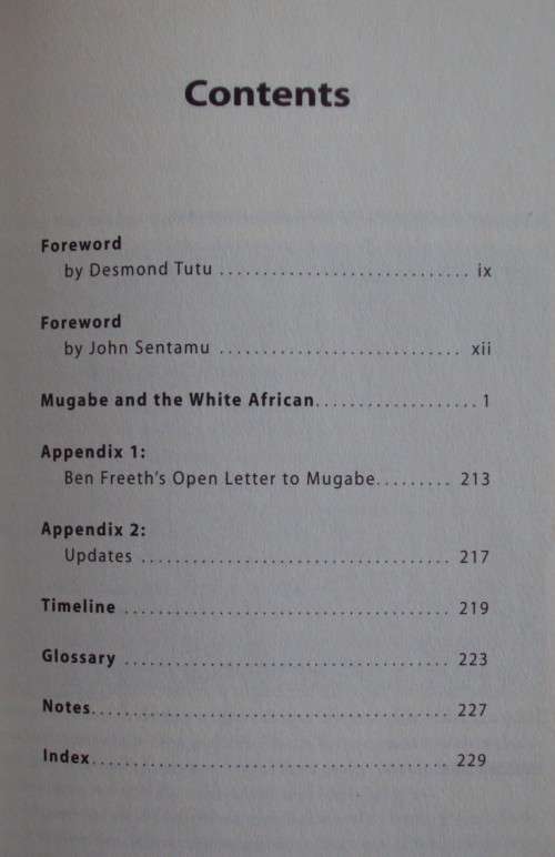 Mugabe and the White African Ben Freeth