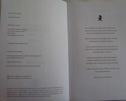 Executive Outcomes Against All Odds Revised Edition Eben Barlow