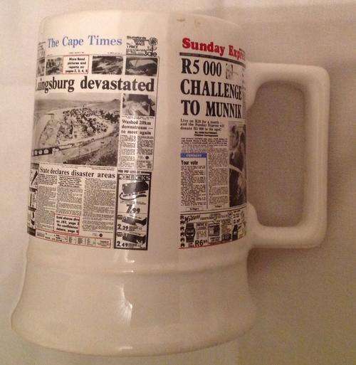 Crescent Ware Sunday Times | Rand Daily Mail | The Cape Times | Sunday Express Tankard