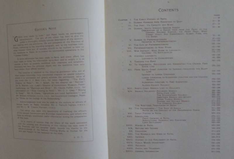 Natal Province Descriptive Guide & Official Handbook  Edited by A H Tatlow