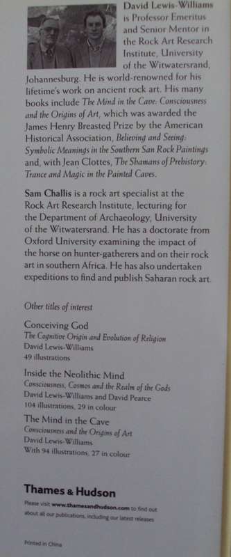 Deciphering Ancient Minds The Mystery of San Bushman Rock Art David Lweis Williams & Sam Challis