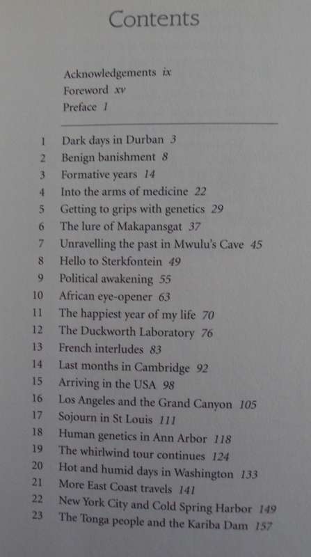 Tobias Into The Past A Memoir  Philip Tobias