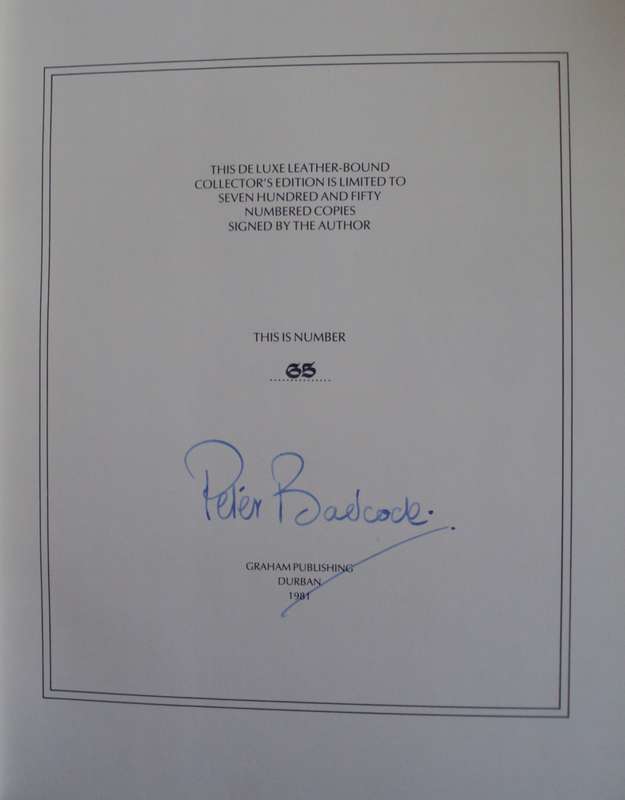 Images of War Deluxe Leather-Bound Signed Collectors Edition Number 65 | 750 Peter Badcock