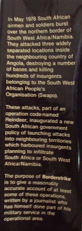 Borderstrike South Africa Into Angola  Willem Steenkamp