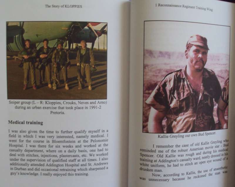 The Story of Kloppies W01 J S Kloppers A South African Recce Operator Peet Coetzee