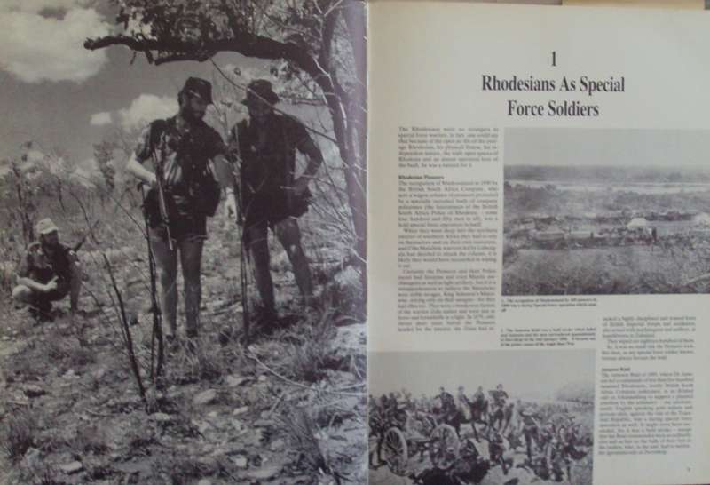 Selous Scouts  Rhodesian war A Pictorial Account Peter Stiff - Signed by the author