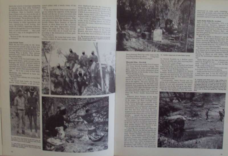 Selous Scouts  Rhodesian war A Pictorial Account Peter Stiff - Signed by the author