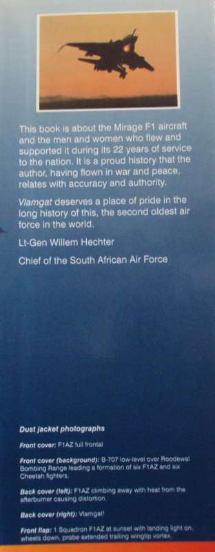 Vlamgat The Story of the Mirage F1 in the South African Airforce Dick Lord