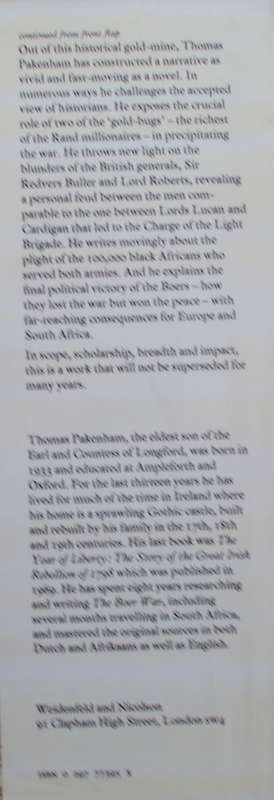 The Boer War Thomas Pakenham