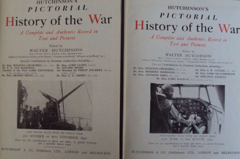 Hutchinsons Pictorial History of the War (WW2) A Complete & Authentic Record in Text & Pictures