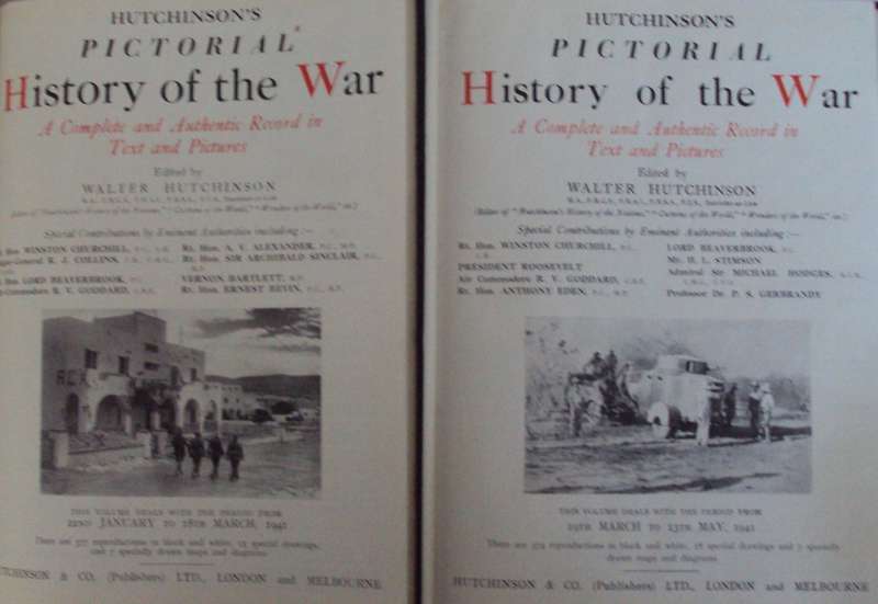 Hutchinsons Pictorial History of the War (WW2) A Complete & Authentic Record in Text & Pictures