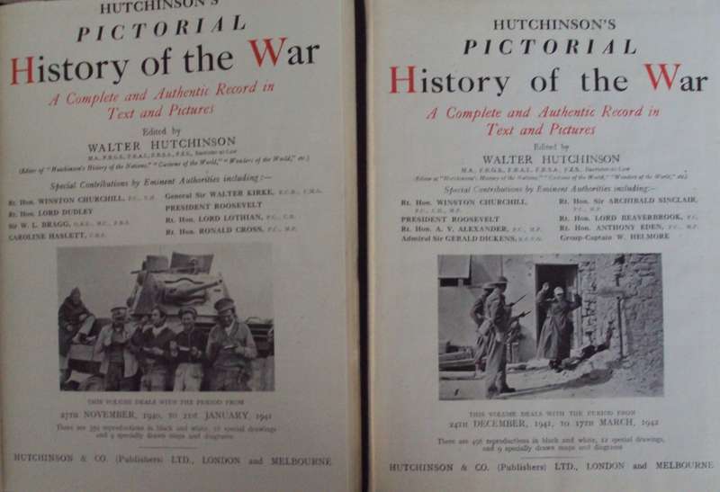 Hutchinsons Pictorial History of the War (WW2) A Complete & Authentic Record in Text & Pictures