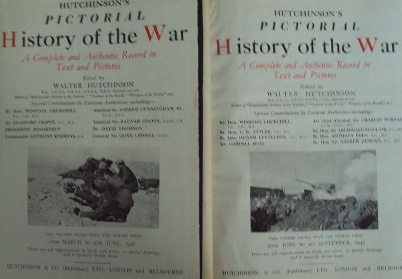 Hutchinsons Pictorial History of the War (WW2) A Complete & Authentic Record in Text & Pictures