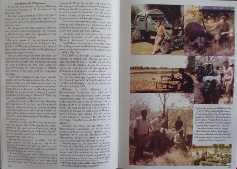 We Fear Naught But God Pictorial Edition of the South African Special Forces  Signed by the author