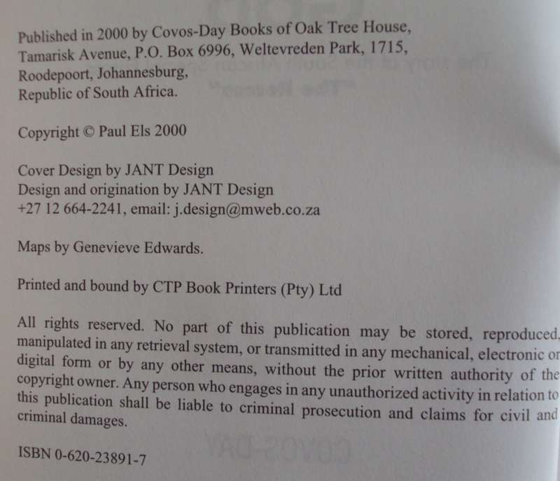 We Fear Naught But God Story of the South African Special Forces The Recces + CD