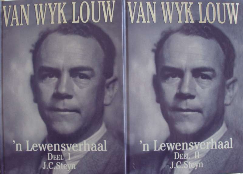 Van Wyk Louw n Lewensverhaal 2 Volume Set   J C Steyn