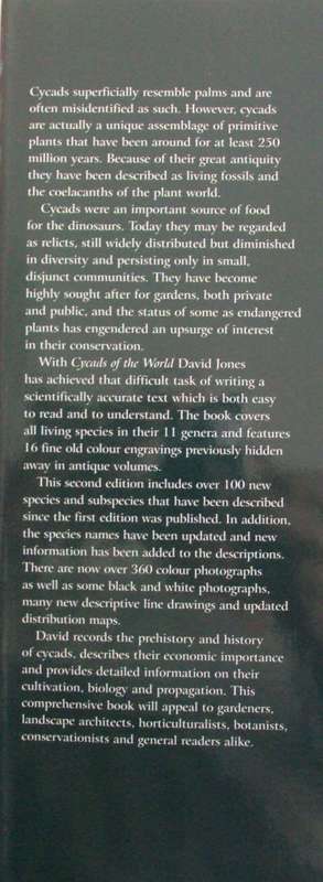 Cycads of the World Ancient Plants in Todays World David L Jones