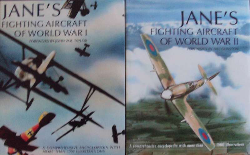 Janes Fighting Aircraft of World War I & World War II  Two Volumes