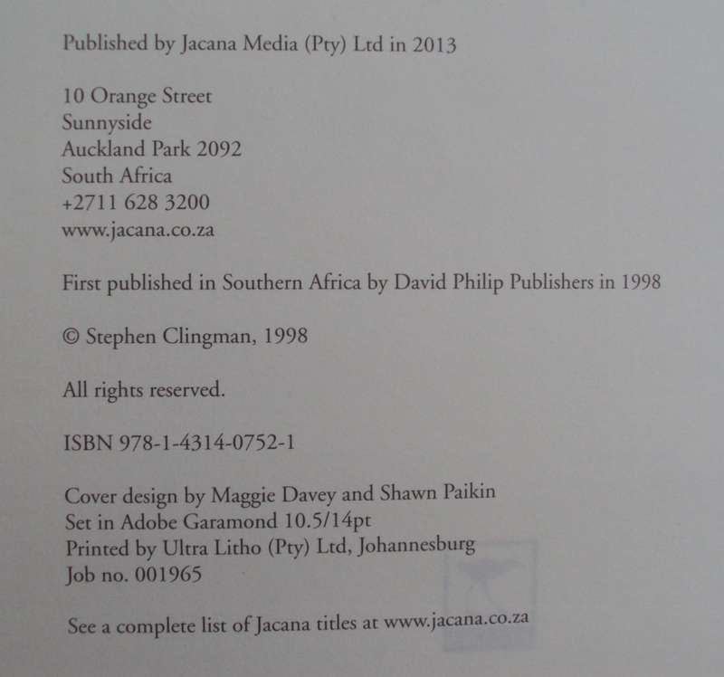 Bram Fischer Afrikaner Revolutionary Stephen Clingman