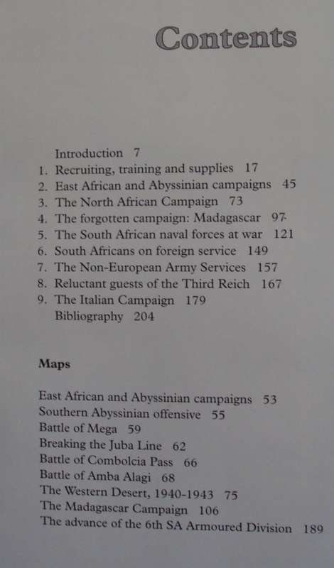 South Africa in World War II A Pictorial History John Keene