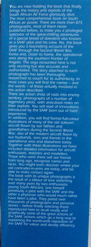 The South African Airforce at War A Pictorial Appraisal Martin Louw | Stefaan Bouwer