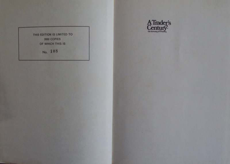 A Traders Century  The fortunes of Frasers  Christopher Danzinger