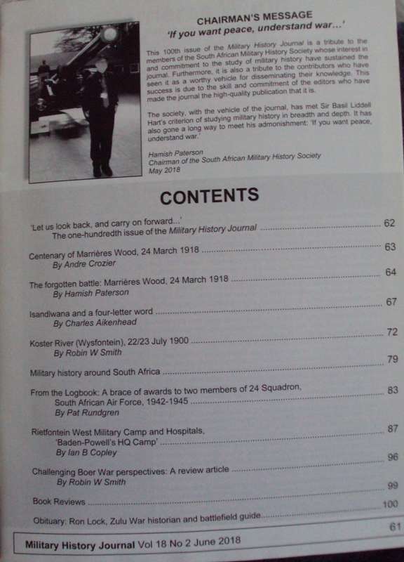 Military History Journal  5 copies