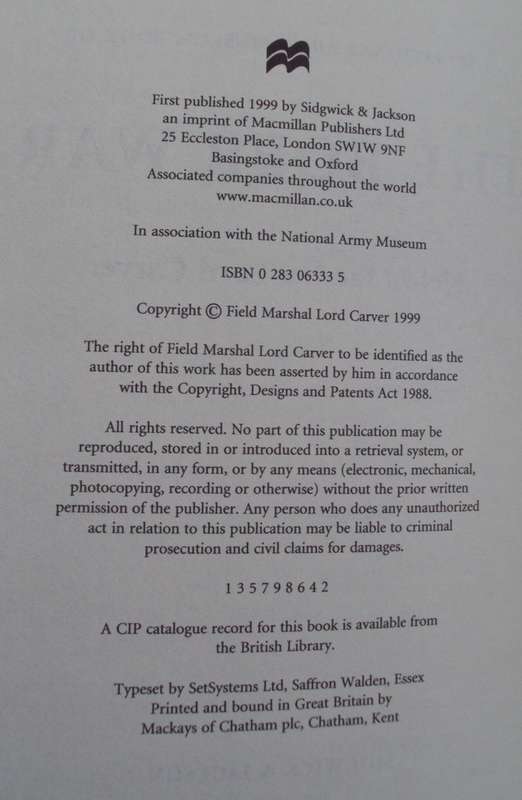 The National Army Museum Book of The Boer War Field Marshal Lord Carver