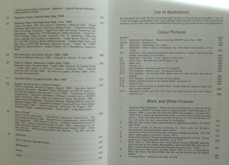 The Silent War South African Recce Operations 1969-1994  Peter Stiff