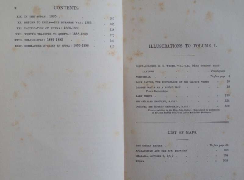Field Marshal Sir George White  2 Volumes  Sir Mortimer Durand