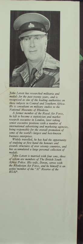 Contact A Tribute to those who Serve Rhodesia  John Lovett