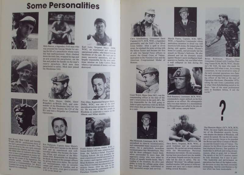 The Elite Rhodesian Special Air Service Pictorial  Barbara Cole