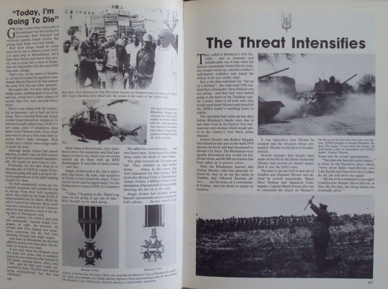 The Elite Rhodesian Special Air Service Pictorial  Barbara Cole