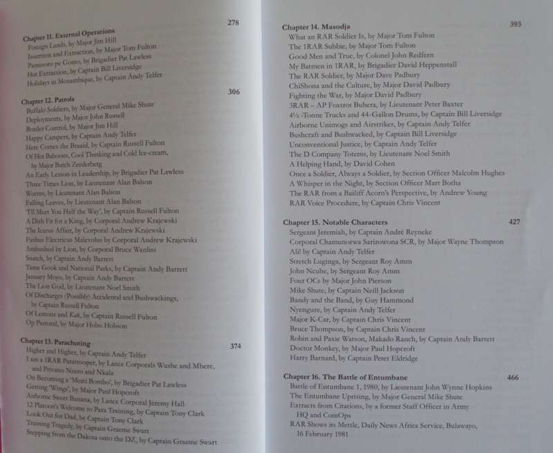 Chibaya Moyo The Rhodesian African Rifles An Anthology 1939 -1981