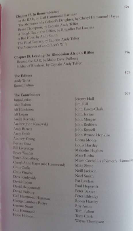 Chibaya Moyo The Rhodesian African Rifles An Anthology 1939 -1981