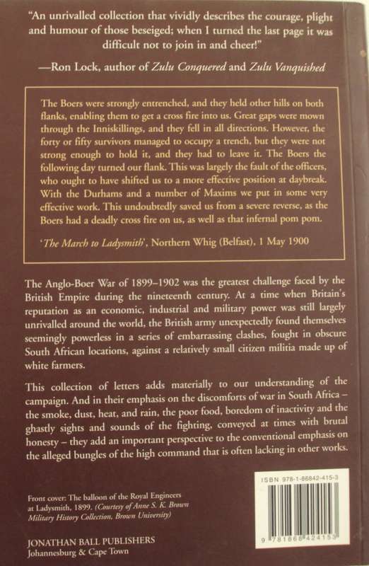 Letters From Ladysmith. Eyewitness Accounts from the South African War  Edward Spiers