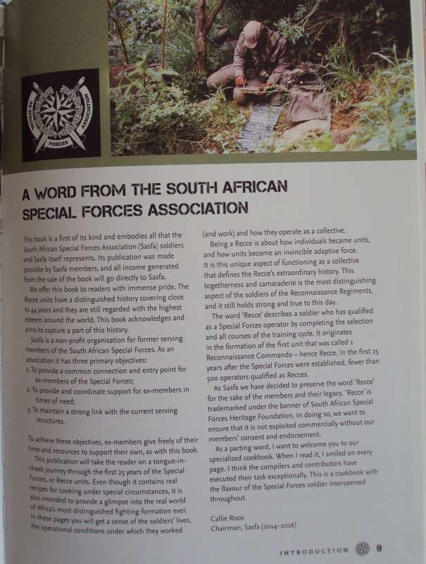 Specialised Cooking The Recce Way Volume 1 Justin Vermaak & Douw Steyn