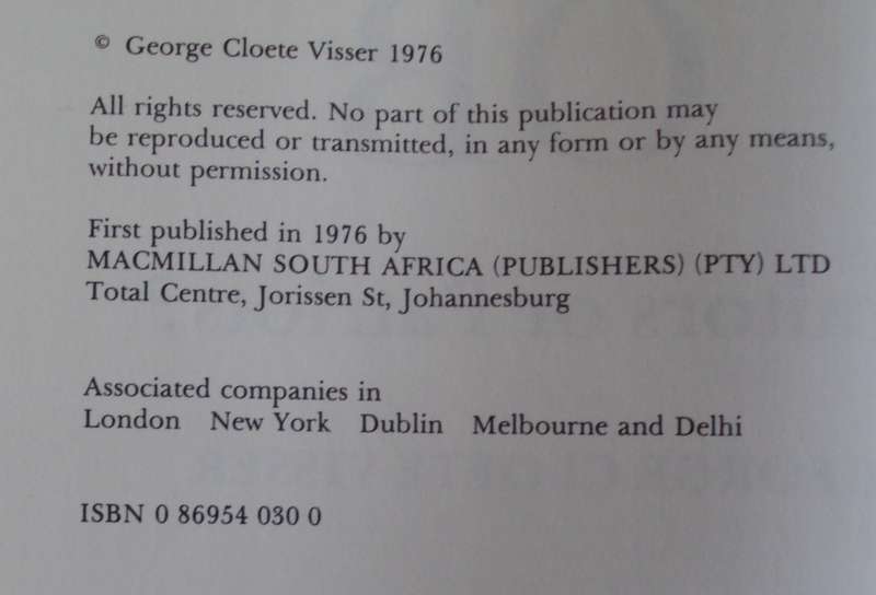 OB Traitors or Patriots? George Cloete Visser