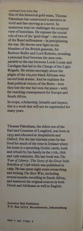 The Boer War  Thomas Pakenham